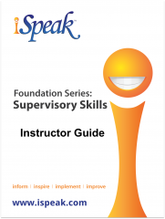 Supervisory Skills - Instructor Guide